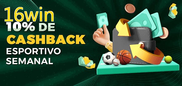 10% de bônus de cashback na 16win